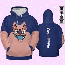 Personalize Lilo & Stitch Cosplay Face Jumba Jookiba Hoodie