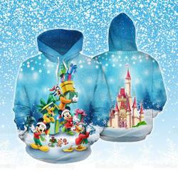 Mickey Christmas Hoodie, Mickey And Friends Shirt, Disney Christmas 3D Hoodie