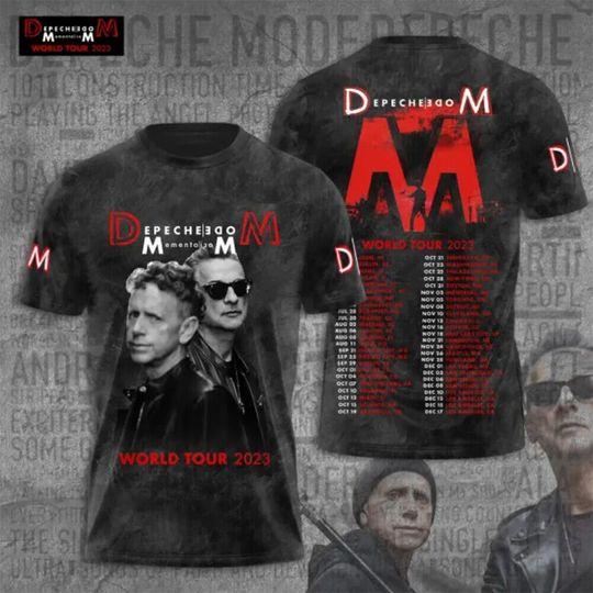 Depeche Mode Band Memento Mori World Tour 2023 3D Meaningful Gift For Family Gift For Boyfriend Valentine Gift