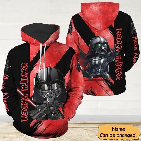 Personalized Star Wars Darth Vader Disney Hoodie, Disney 3D Hoodie