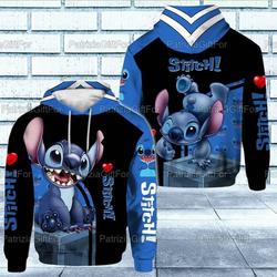 Stitch Disney Hoodie, Disney 3D Hoodie
