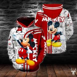 Mickey Mouse Disney Hoodie, Disney 3D Hoodie