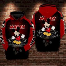 Mickey Mouse Disney Hoodie, Disney 3D Hoodie