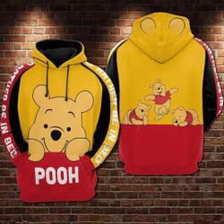 Winnie The Pooh Disney Hoodie, Disney 3D Hoodie