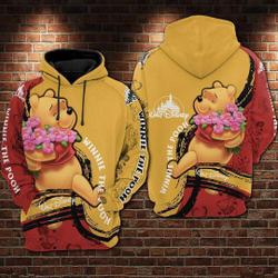 Winnie The Pooh Disney Hoodie, Disney 3D Hoodie