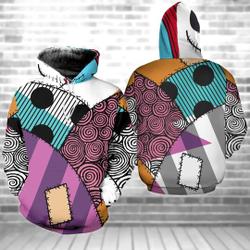 The Nightmare Before Christmas Sally Disney Hoodie, Disney 3D Hoodie