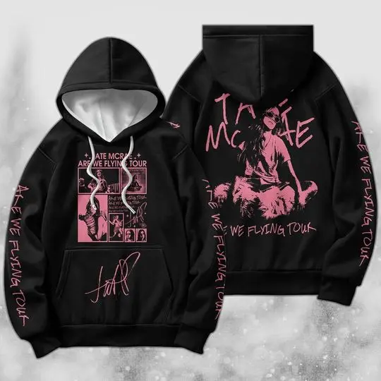 Tate McRae Are We Flying Music 3D Hoodie, World Tour 2023 Tickets 3D Hoodie