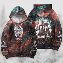 Journey Freedom World Tour 2023 Band Music 3D Hoodie