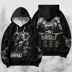 KG Only The Generals Tour 2023 Music 3D Hoodie