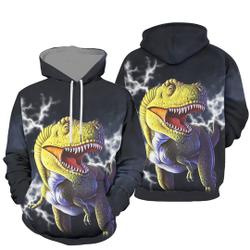 Custom Personalized Smokey Dinosaur 3D Hoodie