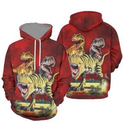 Custom Personalized Three Dinosaur 3D Hoodie