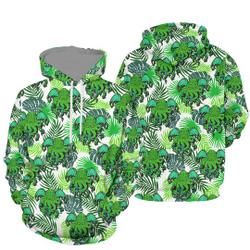 Custom Personalized Green Cthulhu Pattern 3D Hoodie