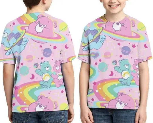 Bears Group 3D Full Over Shirt, Cute Bears for Kids 3D Shirt Meaningful Gift For Family Gift For Boyfriend Valentine Gift