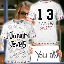 Junior Jewels Shirt, Junior Jewels 3D Shirt, Taylor All Over Print Shirt, The Eras Tour Meaningful Gift For Family Gift For Boyfriend Valentine Gift