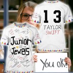 Junior Jewels Shirt, Taylor All Over Print Shirt, You Belong With Me Meaningful Gift For Family Gift For Boyfriend Valentine Gift