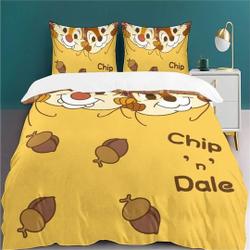 Chip 'n' Dale Park Life Pillow Cover Duvet Cover Bedding Set Gift For Your Girlfriend Boyfriend Gift For Love Gift For Friend Best Valentine Present Holiday Gift