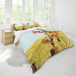 The Tigger Movie Three Piece Printed Fashion Pattern Bedding Set Gift For Your Girlfriend Boyfriend Gift For Love Gift For Friend Best Valentine Present Holiday Gift