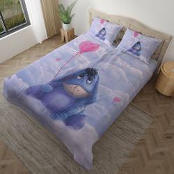 Eeyore Winnie The Pooh Cartoon Movie Covers Bedding Set Gift For Your Girlfriend Boyfriend Gift For Love Gift For Friend Best Valentine Present Holiday Gift
