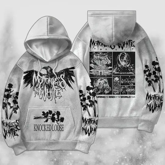 Motionless In White Scoring The End Of The 2023 Music 3D Hoodie