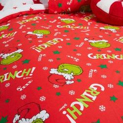 funny character Glow In The Dark Reversable Duvet Set Dr Seuss Christmas BeddingGift For Your Girlfriend Boyfriend Gift For Love Gift For Friend Best Valentine Present Holiday Gift