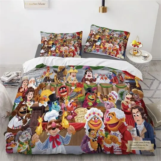 Muppet Christmas Carol Bedding Set Gift For Your Girlfriend Boyfriend Gift For Love Gift For Friend Best Valentine Present Holiday Gift