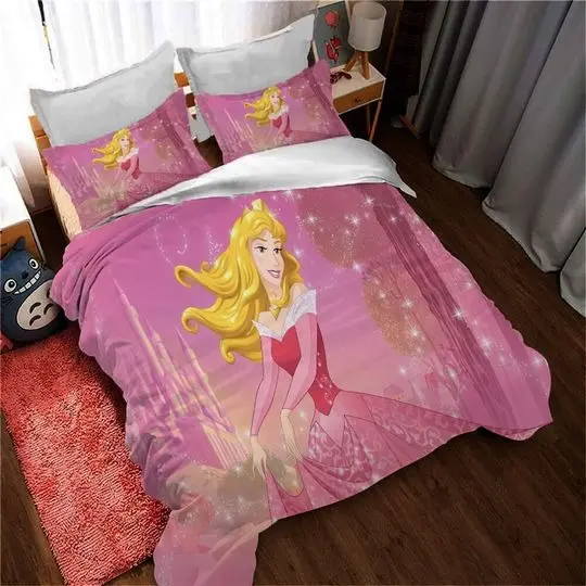 Elsa and Anna Princess Duvet Covers Bedding Set Gift For Your Girlfriend Boyfriend Gift For Love Gift For Friend Best Valentine Present Holiday Gift