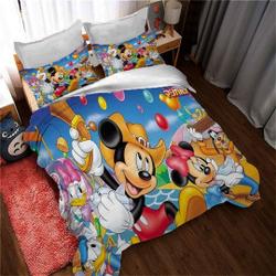 Mickey Mouse Duvet Covers Bedding Set Gift For Your Girlfriend Boyfriend Gift For Love Gift For Friend Best Valentine Present Holiday Gift