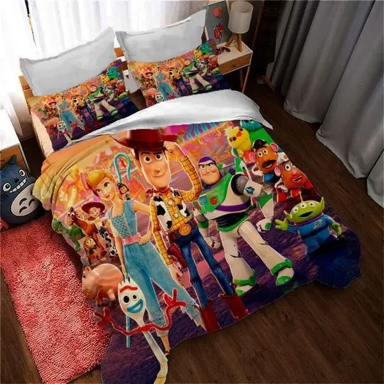 Toy Story Duvet Covers Bedding Set Gift For Your Girlfriend Boyfriend Gift For Love Gift For Friend Best Valentine Present Holiday Gift