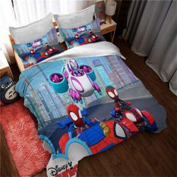 Marvels Spidey and His Amazing Friends Duvet Covers Bedding Set Gift For Your Girlfriend Boyfriend Gift For Love Gift For Friend Best Valentine Present Holiday Gift