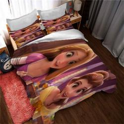 Cartoon Princess Quilt Set Duvet Covers Bedding Set Gift For Your Girlfriend Boyfriend Gift For Love Gift For Friend Best Valentine Present Holiday Gift