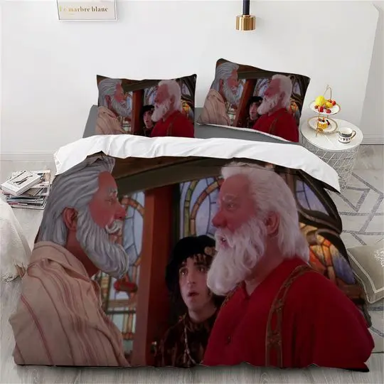 Disney The Santa Clause Three Piece Bedding Set Gift For Your Girlfriend Boyfriend Gift For Love Gift For Friend Best Valentine Present Holiday Gift