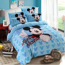 Blue Mickey Mouse Bedding Set Gift For Your Girlfriend Boyfriend Gift For Love Gift For Friend Best Valentine Present Holiday Gift