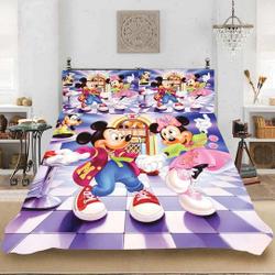 Disney Princess Mickey Castle Bedding Set Gift For Your Girlfriend Boyfriend Gift For Love Gift For Friend Best Valentine Present Holiday Gift