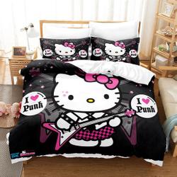 Hello Kitty Guitarist Bedding Set Gift For Your Girlfriend Boyfriend Gift For Love Gift For Friend Best Valentine Present Holiday Gift