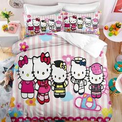 Hello Kitty Girls Bedding Set Gift For Your Girlfriend Boyfriend Gift For Love Gift For Friend Best Valentine Present Holiday Gift