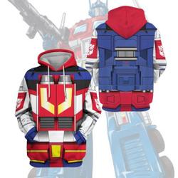 Optimus Prime 3D Costume Hoodie, Transformer Christmas Costumes
