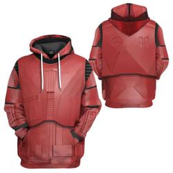 Star Wars Sith Trooper All Over Print 3D Hoodie, Star Wars Cosplay Christmas Costumes