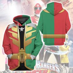 Super Megaforce Christmas Ranger Christmas Cosplay 3D Hoodie