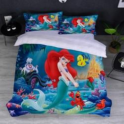 Disney Ariel The Little Mermaid Bedding Set Gift For Your Girlfriend Boyfriend Gift For Love Gift For Friend Best Valentine Present Holiday Gift