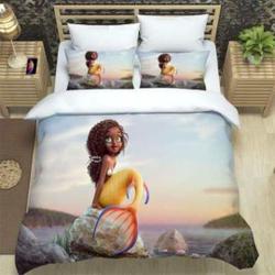 Disney Ariel The Little Mermaid Bedding Set Gift For Your Girlfriend Boyfriend Gift For Love Gift For Friend Best Valentine Present Holiday Gift