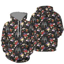 Christian Flower Pattern 3D Hoodie