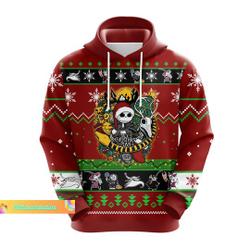 Christmas Jack Skellington Hoodie, The Nightmare Before Christmas 3D Hoodie