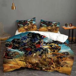 Transformers Rise of the Beasts Cover Bedding Set Gift For Your Girlfriend Boyfriend Gift For Love Gift For Friend Best Valentine Present Holiday Gift