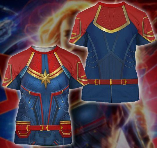 Superhero Women 3D Shirt, Avengers Character Cosplay 3D Shirt Meaningful Gift For Family Gift For Boyfriend Valentine Gift