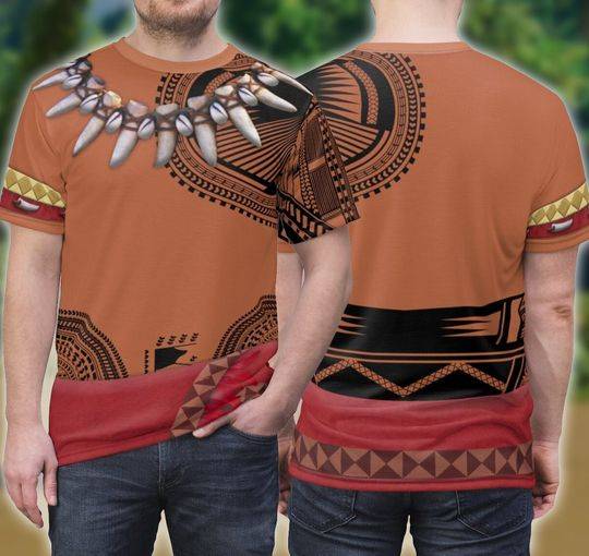Tattoo Native Dad 3D Shirt, Native Men Costume, Tattoo Cosplay 3D Shirt Meaningful Gift For Family Gift For Boyfriend Valentine Gift