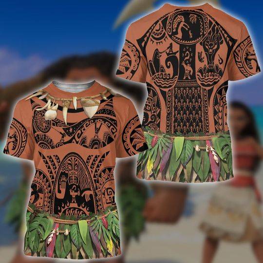 Tattoo Native Dad 3D Shirt, Native Men Costume, Tattoo Cosplay 3D Shirt Meaningful Gift For Family Gift For Boyfriend Valentine Gift