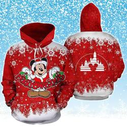 Mickey Christmas Hoodie, Merry Christmas Mickey