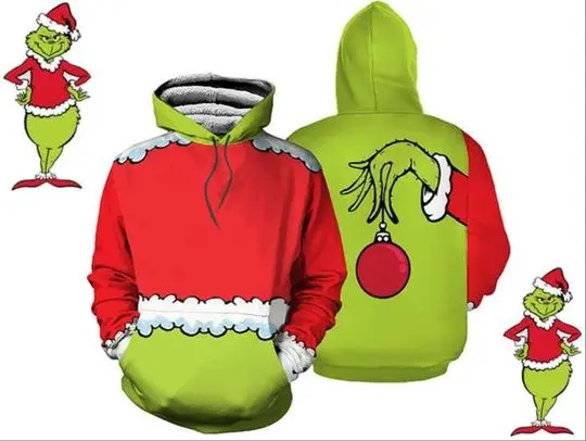 funny character Christmas 3D Hoodie , Xmas Hoodie 3D, Happy Xmas 2023, Gift Xmas