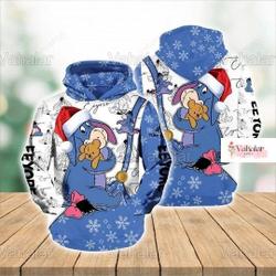 Christmas Eeyore Hoodie, Winnie The Pooh Hoodie