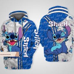 Christmas Stitch Hoodie, Disney Stitch 3D Hoodie